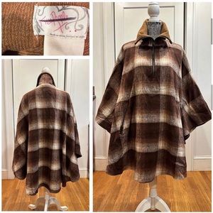 Brand new brown Free People poncho. One size fits all